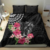 Black Polynesian Hammerhead Shark Tribal Pattern Bedding Set LT05 - Polynesian Pride
