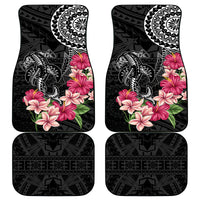 Black Polynesian Hammerhead Shark Tribal Pattern Car Mats LT05 - Polynesian Pride
