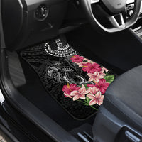 Black Polynesian Hammerhead Shark Tribal Pattern Car Mats LT05 - Polynesian Pride