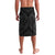 Black Polynesian Hammerhead Shark Tribal Pattern Lavalava