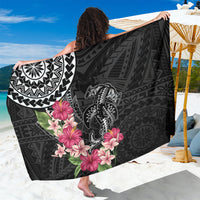 Black Polynesian Hammerhead Shark Tribal Pattern Sarong LT05 One Size 44 x 66 inches Black - Polynesian Pride