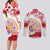 French Polynesia Internal Autonomy Day Couples Matching Long Sleeve Bodycon Dress and Long Sleeve Button Shirt Tropical Hibiscus And Turtle Pattern