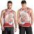 French Polynesia Internal Autonomy Day Men Tank Top Tropical Hibiscus And Turtle Pattern