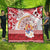 French Polynesia Internal Autonomy Day Quilt Tropical Hibiscus And Turtle Pattern