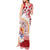 French Polynesia Internal Autonomy Day Tank Maxi Dress Tropical Hibiscus And Turtle Pattern