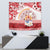 French Polynesia Internal Autonomy Day Tapestry Tropical Hibiscus And Turtle Pattern