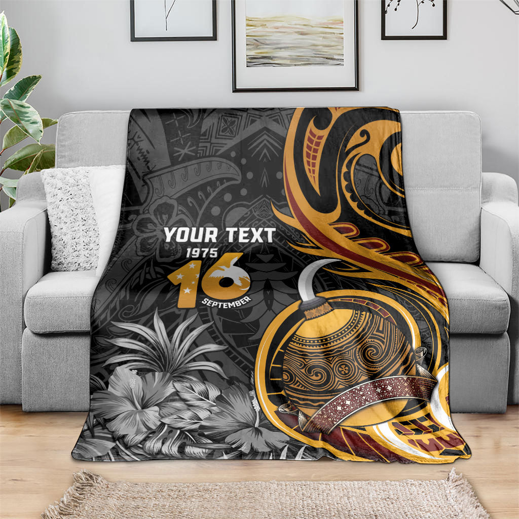 Personalised Papua New Guinea Blanket Happy Independence Day LT05 - Polynesian Pride