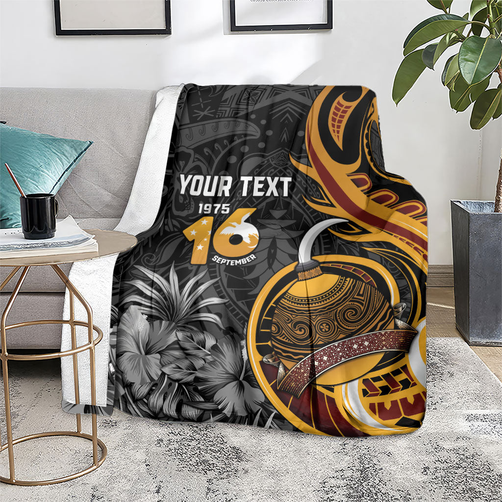 Personalised Papua New Guinea Blanket Happy Independence Day LT05 - Polynesian Pride