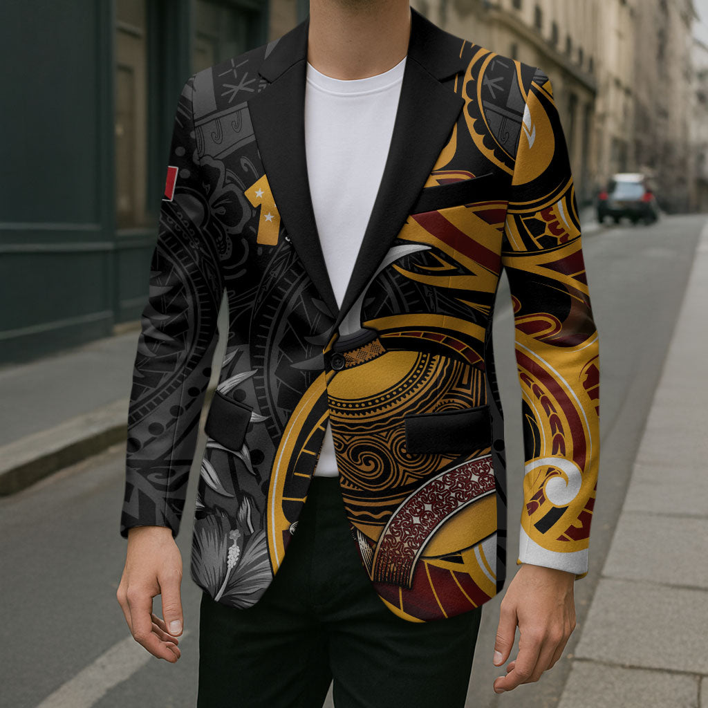 Personalised Papua New Guinea Blazer Happy Independence Day LT05 - Polynesian Pride