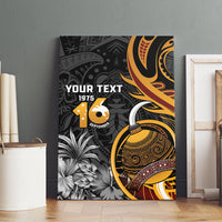Personalised Papua New Guinea Canvas Wall Art Happy Independence Day LT05 - Polynesian Pride