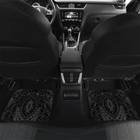Personalised Papua New Guinea Car Mats Happy Independence Day LT05 Set 2pcs - Back Black - Polynesian Pride