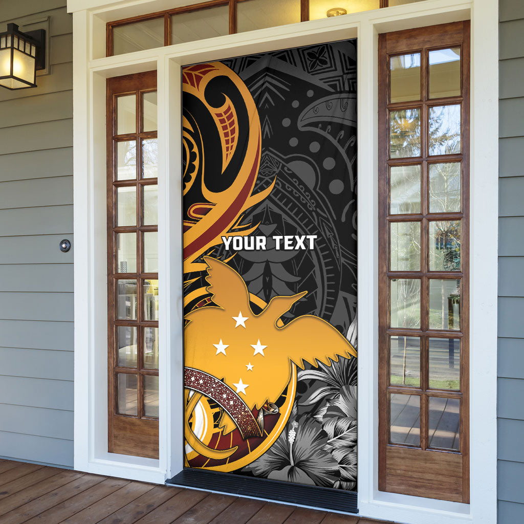 Personalised Papua New Guinea Door Cover Happy Independence Day LT05 - Polynesian Pride