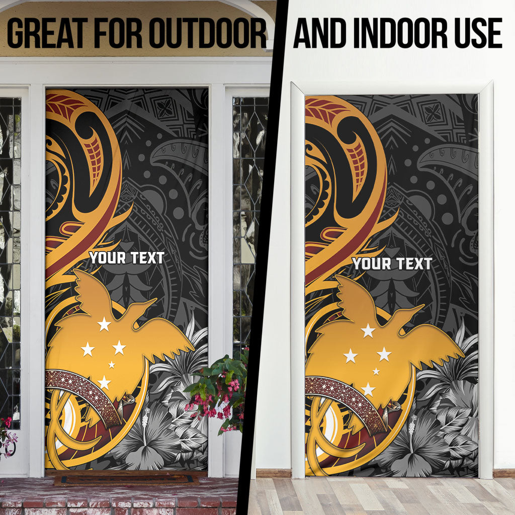 Personalised Papua New Guinea Door Cover Happy Independence Day LT05 - Polynesian Pride