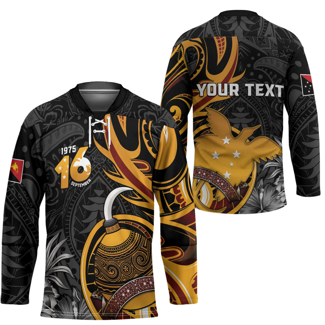 Personalised Papua New Guinea Hockey Jersey Happy Independence Day LT05 - Polynesian Pride