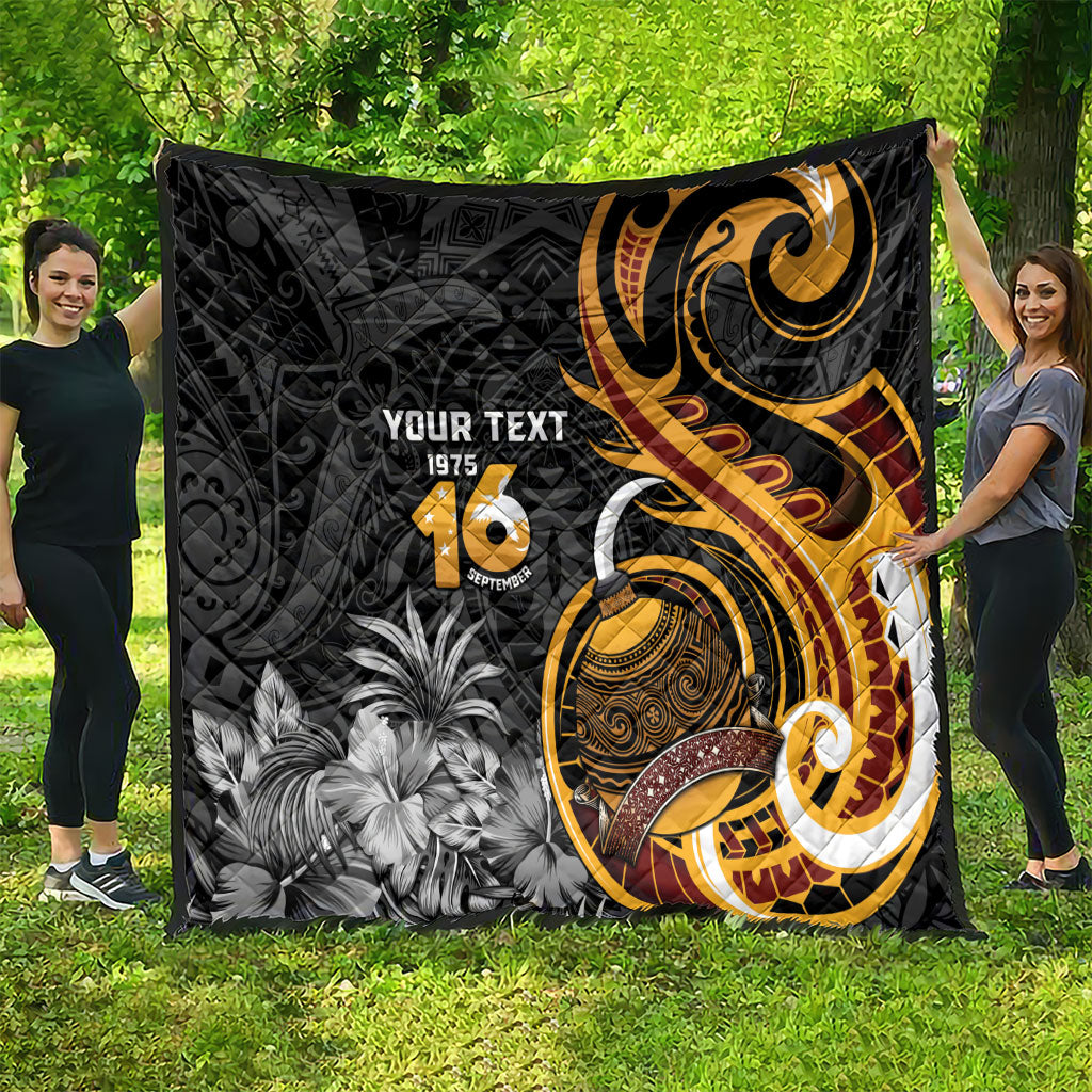 Personalised Papua New Guinea Quilt Happy Independence Day LT05 - Polynesian Pride