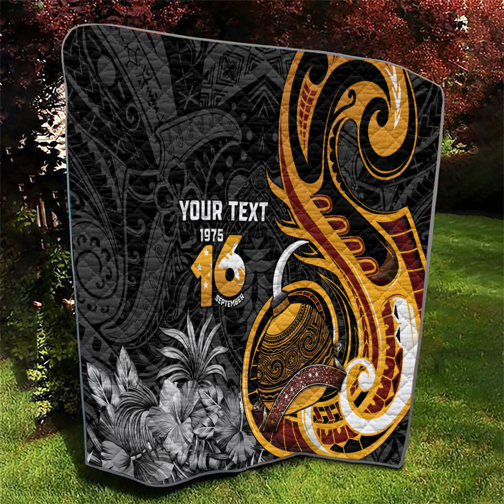 Personalised Papua New Guinea Quilt Happy Independence Day LT05 - Polynesian Pride