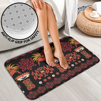 Papua Batik Motif Bathroom Set Papua Spirit Black Version LT05 - Polynesian Pride