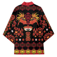 Papua Batik Motif Kimono Papua Spirit Black Version LT05 - Polynesian Pride