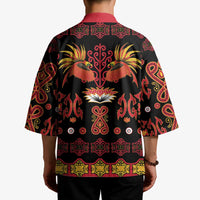 Papua Batik Motif Kimono Papua Spirit Black Version LT05 - Polynesian Pride