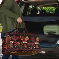 Papua Batik Motif Travel Bag Papua Spirit Black Version LT05 - Polynesian Pride