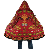 Papua Batik Motif Cloak Papua Spirit Red Version LT05 Unisex Red - Polynesian Pride