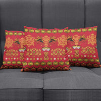 Papua Batik Motif Pillow Cover Papua Spirit Red Version LT05 - Polynesian Pride
