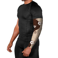 Polynesia Hibiscus Arm Sleeves Cameo Curve Motif LT05 - Polynesian Pride