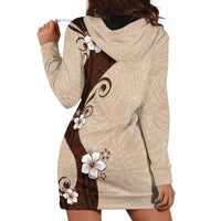 Polynesia Hibiscus Hoodie Dress Cameo Curve Motif LT05 - Polynesian Pride