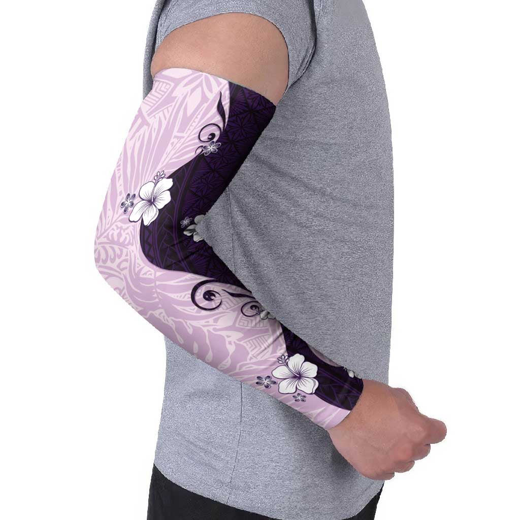 Polynesia Hibiscus Arm Sleeves Thistle Curve Motif LT05 - Polynesian Pride