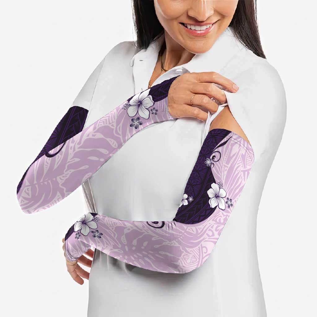 Polynesia Hibiscus Arm Sleeves Thistle Curve Motif LT05 - Polynesian Pride