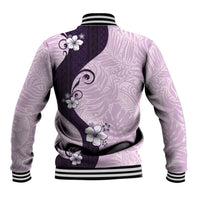 Polynesia Hibiscus Baseball Jacket Thistle Curve Motif LT05 - Polynesian Pride