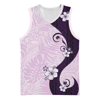 Polynesia Hibiscus Basketball Jersey Thistle Curve Motif LT05 Unisex Purple - Polynesian Pride