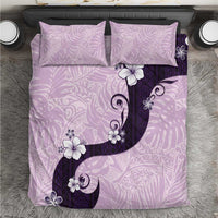 Polynesia Hibiscus Bedding Set Thistle Curve Motif LT05 Purple - Polynesian Pride