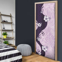 Polynesia Hibiscus Door Cover Thistle Curve Motif LT05 - Polynesian Pride