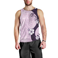 Polynesia Hibiscus Men Tank Top Thistle Curve Motif LT05 - Polynesian Pride