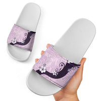 Polynesia Hibiscus Slide Sandals Thistle Curve Motif LT05 - Polynesian Pride