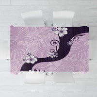 Polynesia Hibiscus Tablecloth Thistle Curve Motif LT05 Purple - Polynesian Pride