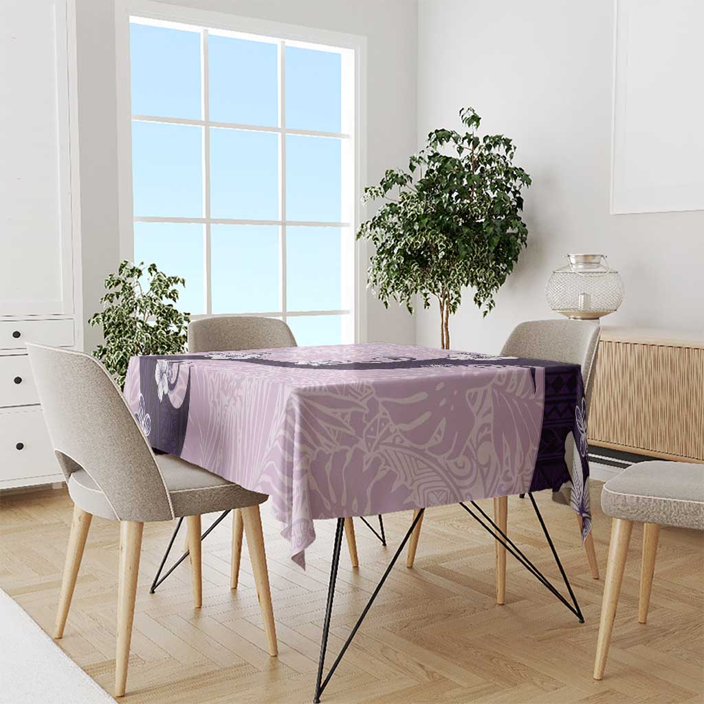 Polynesia Hibiscus Tablecloth Thistle Curve Motif LT05 - Polynesian Pride