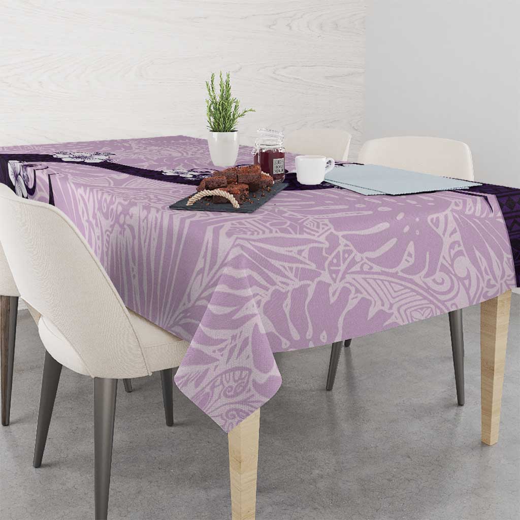Polynesia Hibiscus Tablecloth Thistle Curve Motif LT05 - Polynesian Pride