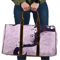 Polynesia Hibiscus Travel Bag Thistle Curve Motif LT05 Purple - Polynesian Pride