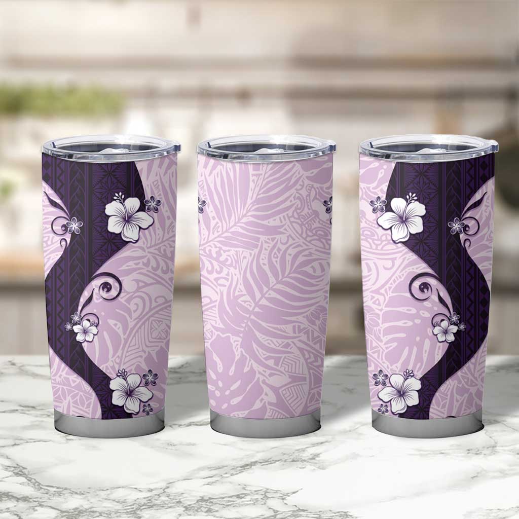 Polynesia Hibiscus Tumbler Cup Thistle Curve Motif LT05 - Polynesian Pride