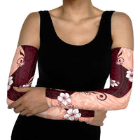 Polynesia Hibiscus Arm Sleeves Rose Bud Curve Motif LT05 - Polynesian Pride