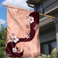 Polynesia Hibiscus Garden Flag Rose Bud Curve Motif LT05 - Polynesian Pride