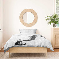 Polynesia Hibiscus Bedding Set White Curve Motif LT05 - Polynesian Pride