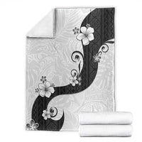Polynesia Hibiscus Blanket White Curve Motif LT05 - Polynesian Pride