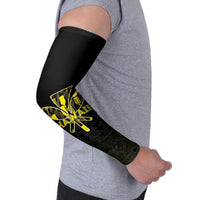 Personalised Aloha Hawaii Kahili Arm Sleeves Kanaka Maoli With Kakau Pattern LT05 - Polynesian Pride