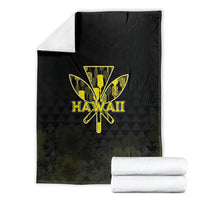 Aloha Hawaii Kahili Blanket Kanaka Maoli With Kakau Pattern LT05 - Polynesian Pride