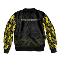Personalised Aloha Hawaii Kahili Bomber Jacket Kanaka Maoli With Kakau Pattern LT05 - Polynesian Pride
