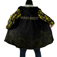 Personalised Aloha Hawaii Kahili Cloak Kanaka Maoli With Kakau Pattern LT05 - Polynesian Pride