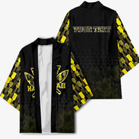 Personalised Aloha Hawaii Kahili Kimono Kanaka Maoli With Kakau Pattern LT05 - Polynesian Pride
